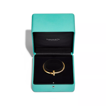 T1 Wide Diamond Hinged Bangle